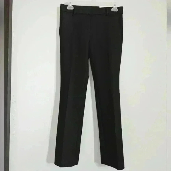 ANN TAYLOR | The Straight Mid Rise Black Bi-Stretch Pants Various Sizes - Picture 1 of 4